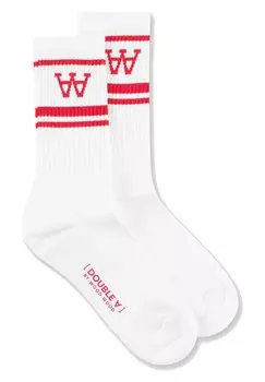Носки Wood Wood, цвет white red