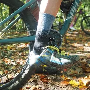 Носки Wooleator Pro 6 дюймов DeFeet, цвет Charcoal/Sapphire