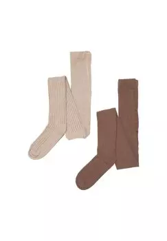 Носки выше колена 2 PACK Minymo, цвет hazel brown