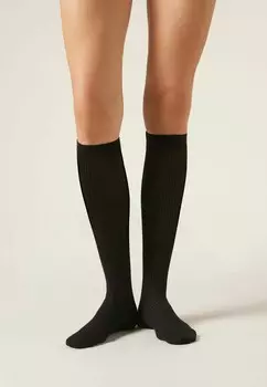 Носки выше колена Calzedonia, черный