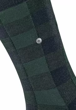 Носки выше колена CHECKED Burlington, темно-синий