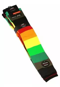 Носки выше колена Cotton Prime, мультиколор