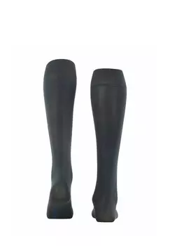 Носки выше колена FINE SOFTNESS FALKE, темно-серый