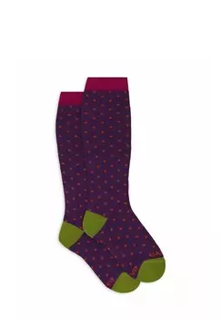 Носки выше колена Gallo, фиолетовый