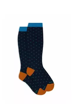 Носки выше колена Gallo, синий