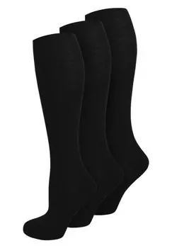Носки выше колена KNEE HIGH WELLNESS CUSH 3 PACK Normani, черный