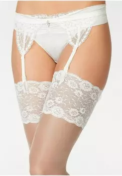 Носки выше колена LASCANA, белый