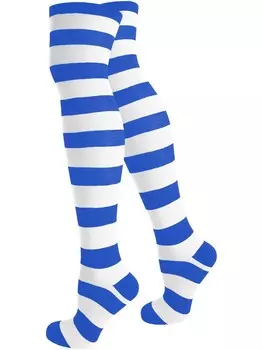 Носки выше колена normani, королевский синий