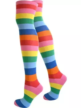Носки выше колена normani, разноцветный