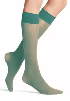 Носки выше колена PURE MATT FALKE, зеленый