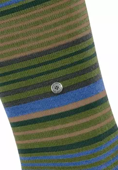 Носки выше колена STRIPE Burlington, зеленый