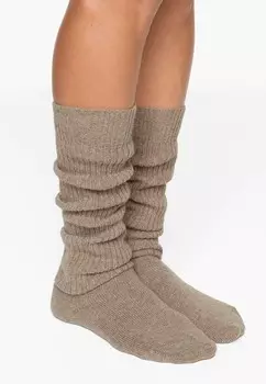 Носки выше колена SUPER OYSHO, коричневый