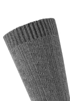 Носки выше колена UNISEX COSY WIESN CABLE STITCH camano, серый