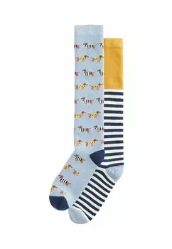 Носки выше колена WELLY 2 PACK REGULAR FIT Next, синий