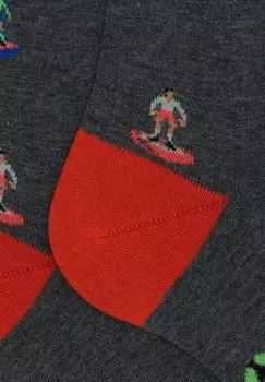 Носки выше колена WITH FOOTBALL MOTIF Gallo, серый