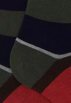 Носки выше колена WITH MACRO STRIPES Gallo, зеленый