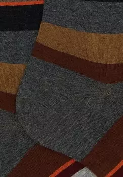 Носки выше колена WITH STRIPES Gallo, серый