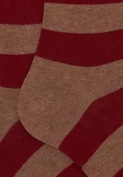 Носки выше колена WITH TWO TONE STRIPES Gallo, бежевый