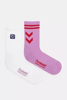 Носки X Community Love 2 пары Hummel, белый