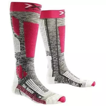 Носки X-Socks, цвет gris/red/magenta pink