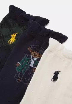 Носки YEARS HOLIDAY BEAR CREW UNISEX 3 PACK Polo Ralph Lauren, мультиколор