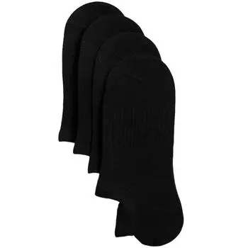 Носки Zara No-show, 4 пары, черный