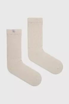 Носки «Заземлись» Joyinme, бежевый