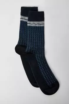 Носки жаккардовые Burton, темно-синий