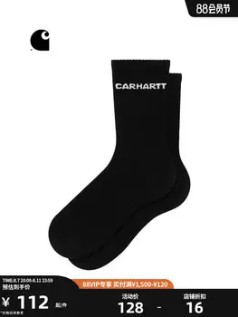 Носки жаккардовые Carhartt WIP с логотипом, черный