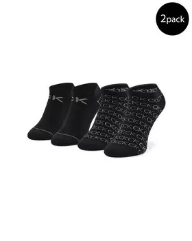 Носки женские Calvin Klein короткие 2 пары, черный
