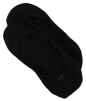 Носки женские Calvin Klein короткие 2 пары, черный