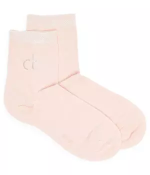Носки женские Calvin Klein однотонные 2 пары, розовый
