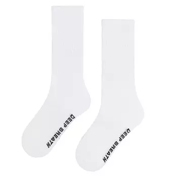 Носки женские Deep Breath с цветными блоками, серо-синий