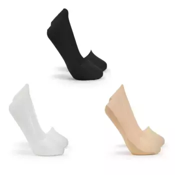 Носки женские Fruit of the Loom Beyond Soft 3pk Liner, цвет Neutral Color