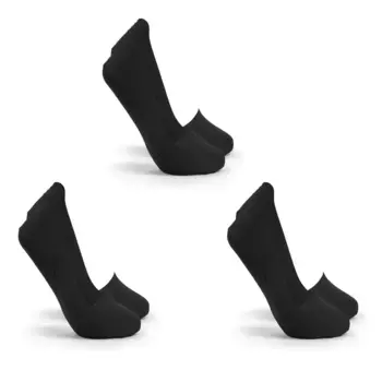 Носки женские Fruit of the Loom Beyond Soft 3pk Liner, цвет Black