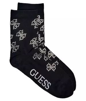 Носки женские Guess Underwear со стразами, черный