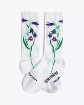 Носки женские спортивные белые Ynes Suelves с колокольчиком Jimmy Lion, белый