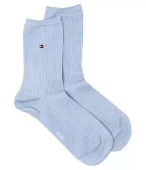 Носки женские Tommy Hilfiger длинные, голубой