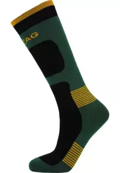 Носки ZIGZAG "Типпи" (2 пары) с согревающим содержанием шерсти, зеленый