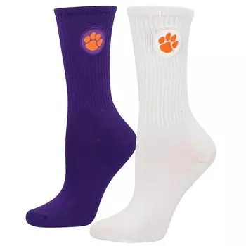 Носки ZooZatz Clemson Tigers, фиолетовый