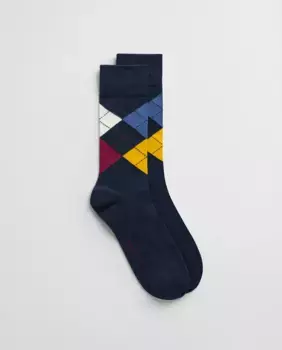 Носок мужской фэнтезийный индивидуальный Gant, синий