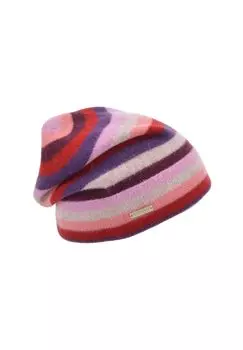 Носок Walk разноцветные полосы 19267-0 SEEBERGER, цвет Rosewood Coralle One Size