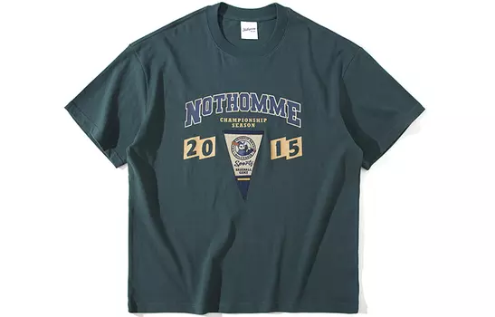 NOTHOMME футболка унисекс, Коричневый