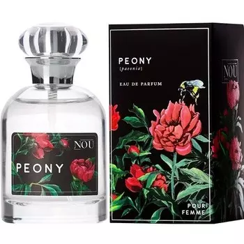 Nou NOU Peony Eau de Parfum для женщин 50 мл - Цветочный и свежий аромат с пряными нотами - Натуральный и свежий с эфирными маслами