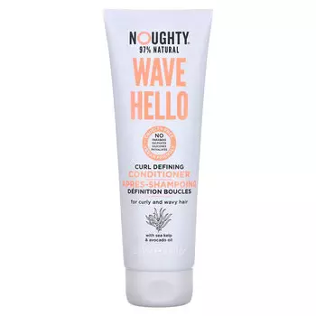 Noughty, Wave Hello, кондиционер для определения локонов, для вьющихся и волнистых волос, 250 мл (8,4 жидк. Унции)