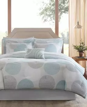 Ноулз 7 шт. Комплект одеял, Твин Madison Park Essentials, серый