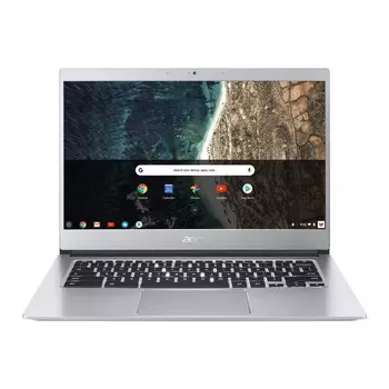 Ноутбук Acer Chromebook 514, 14" FHD Touch Display, 4ГБ/64ГБ, серебряный, английская клавиатура