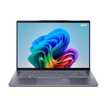 Ноутбук Acer Swift 14 AI Copilot+ PC, 14.5", 16ГБ/1ТБ, Snapdragon X Plus, Qualcomm Adreno, серый, английская клавиатура