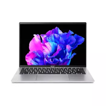 Ноутбук Acer Swift Go 14, 14", 16ГБ/512ГБ, Ultra 5 125H, Intel ARC, серебристый, английская раскладка