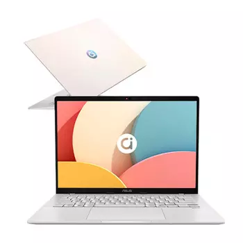 Ноутбук Asus A Bean 14 Air, 14", Enjoy Edition, 32 ГБ/1 ТБ, Ryzen 9 H 270, персиковый, английская клавиатура